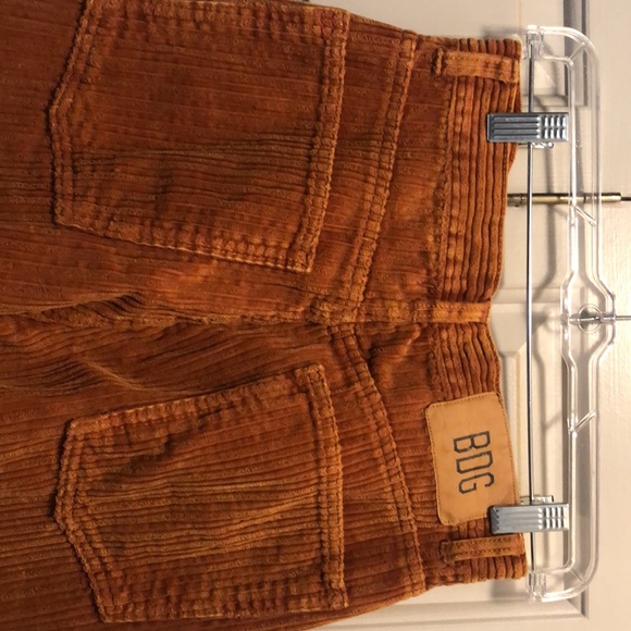 Retro High-and-Wide Burnt Orange Corduroy Jean Size 27 - Picture 3 of 4